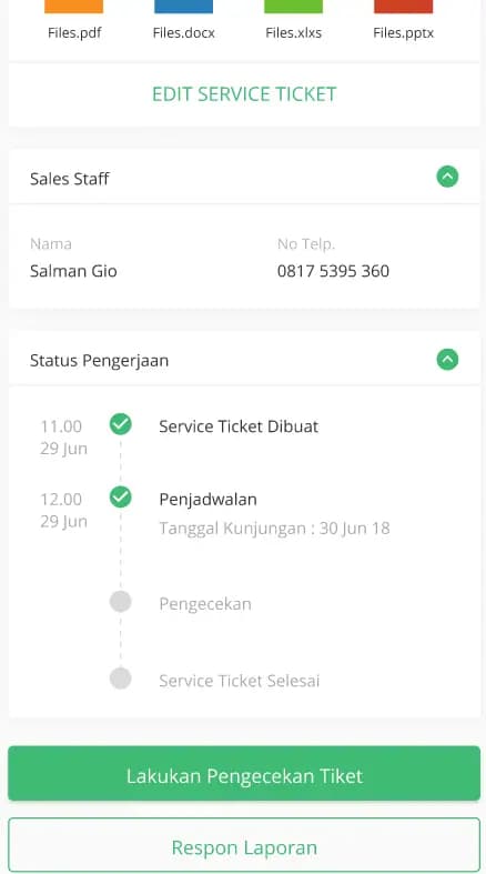 salesman login di sales app distri