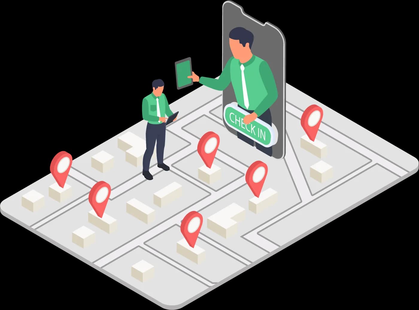Salesman Tracking