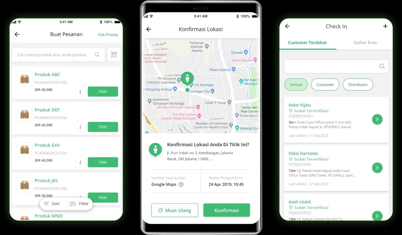 Distri mobile app for field teams
