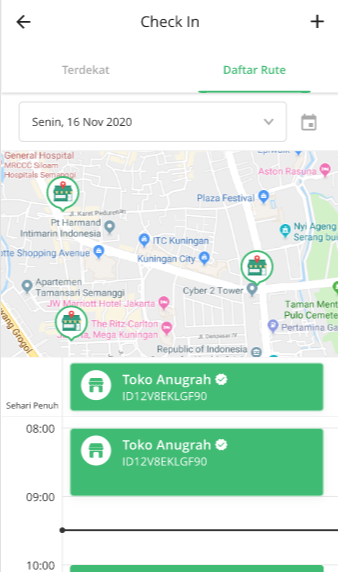 salesman login di sales app distri