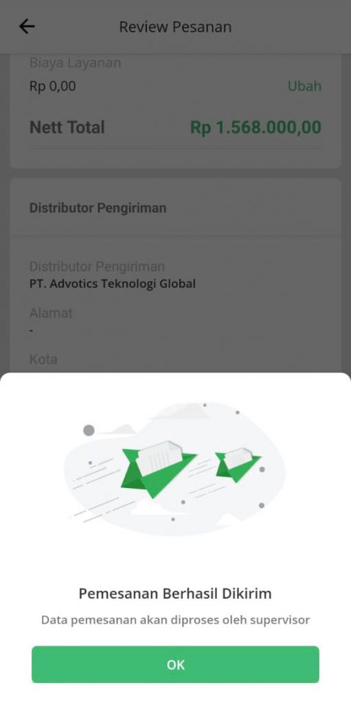 07.30 – Klien pertama Agus hari ini adalah Toko Sumber Baru, distributor sembako yang berada di dekat pasar. Sampai di lokasi toko, Agus langsung check-in kunjungan.